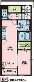 ばっくほーむA棟の間取り画像