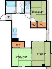 作町ロイヤルマンションの間取り画像