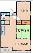 作町ロイヤルマンションの間取り画像