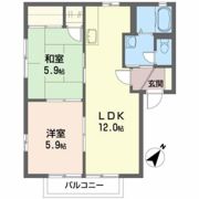 メゾン．ド．エム Cの間取り画像