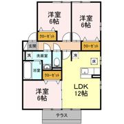 リビングタウン泉もえぎ台 Bの間取り画像
