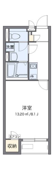 クレイノしらどの間取り画像