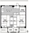 ビレッジハウス磐城3号棟の間取り画像