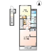 スターテラス大原の間取り画像