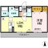 カエツリアルフィールド広野D－roomの間取り画像