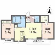セドール細田の間取り画像