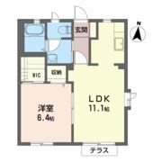 ハイツ サンパークの間取り画像