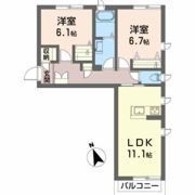 フロントマーレの間取り画像