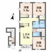 ミューレンIIの間取り画像