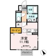 クレール Bの間取り画像