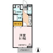 アヴェニ－ルの間取り画像
