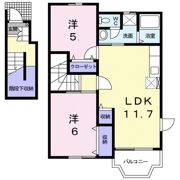 クレディの間取り画像