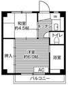 ビレッジハウス平山崎1号棟の間取り画像