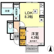 ハニーハイムの間取り画像