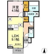 ハニーハイムの間取り画像