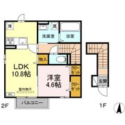 ハニーハイムの間取り画像
