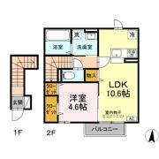 ハニーハイムの間取り画像