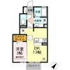 東幸富岡ハイム Aの間取り画像