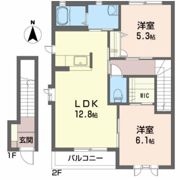 ハーモニーAの間取り画像