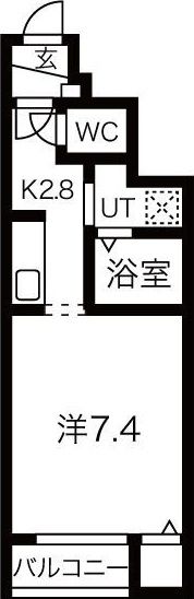 クレアBの間取り画像