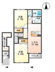 フォンターナの間取り画像