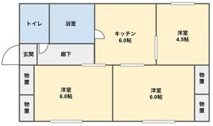 小名浜大原3号戸建て 価格変更致しました！ ペット可の間取り画像