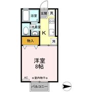 ハイツ山崎の間取り画像