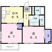 ブルックハイツIIIの間取り画像