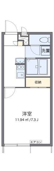 レオパレス山王田の間取り画像