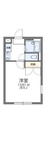 レオパレスマリンの間取り画像