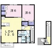 コンフォート岡小名Bの間取り画像