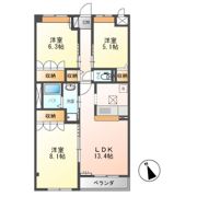 コンフォール里根川IIの間取り画像