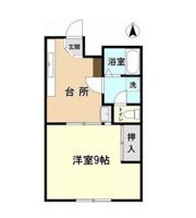 不二屋 鷹匠ハイツの間取り画像