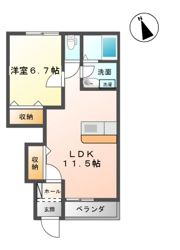 CREA（クレア）の間取り画像