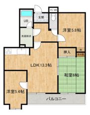 ソシア高月★平道匠小路★ペット可物件の間取り画像