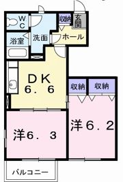 メゾン・ベルグランデ Bの間取り画像