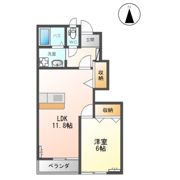 リバード酒井原の間取り画像