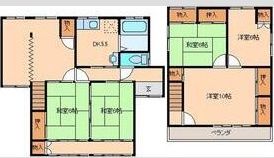 内郷内町 菅原貸家の間取り画像