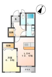 フラワーハイムの間取り画像