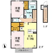 パストラル Bの間取り画像