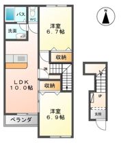 クレストの間取り画像