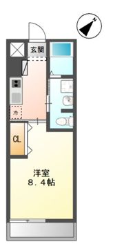Bloom吉野作の間取り画像