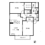 クレストコートの間取り画像