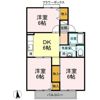 グリューネハイツ Dの間取り画像