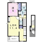 メゾンIL四倉の間取り画像