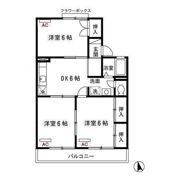 ハイツ御城 Bの間取り画像