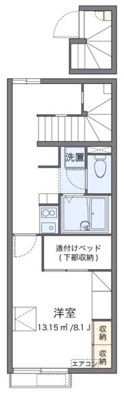 レオパレスマイ アミの間取り画像