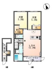 ハイム・フリージアの間取り画像