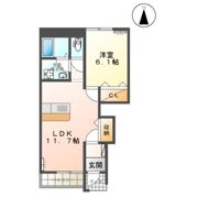 HERO北白土の間取り画像