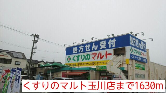 近くのくすりのマルト玉川店まで1,630m(徒歩21分)